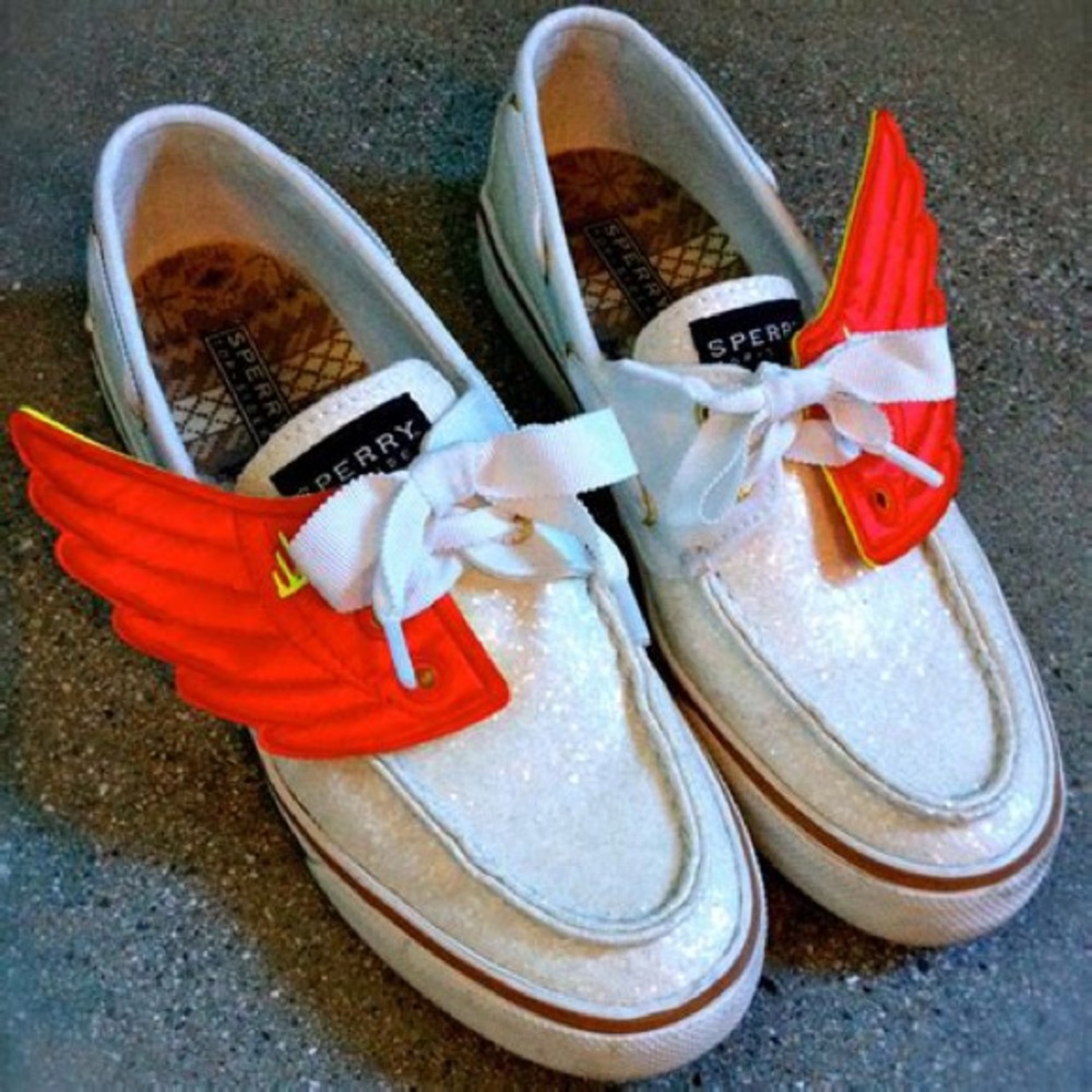 Red Shoe Sneaker Skate Accessories